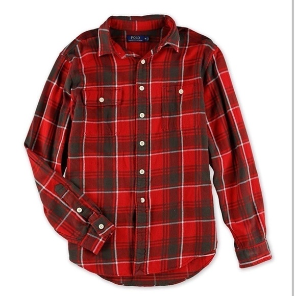 Ralph Lauren Other - Polo Ralph Lauren Men’s Red Black Plaid Long Sleeve Button Down Shirt